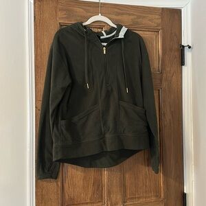 Quarter zip up pull over